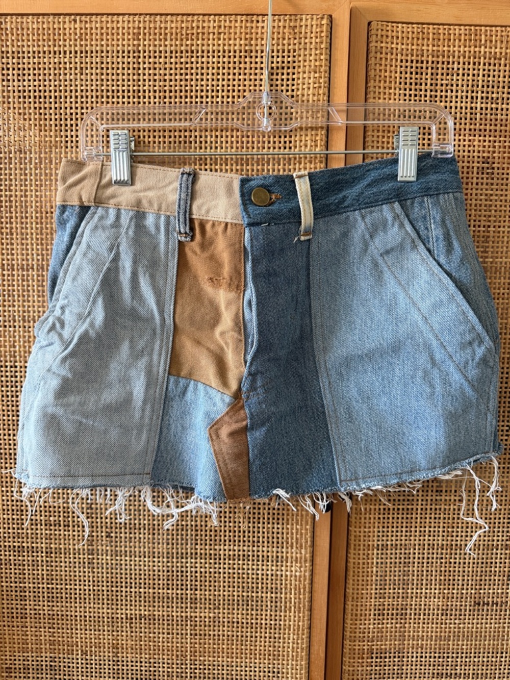 Carhartt Vintage Patchwork Denim Mini Skirt